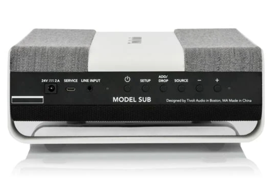 The Tivoli Audio Model Sub. White/Grey side image