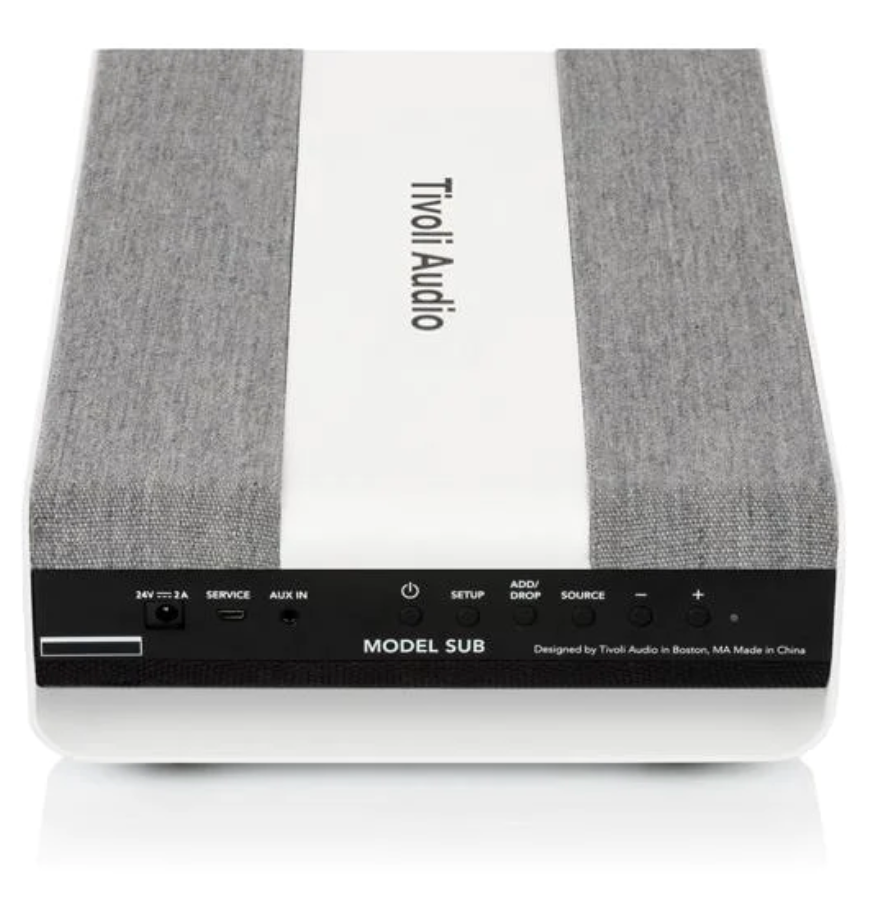 The Tivoli Audio Model Sub. White/Grey side 2 image