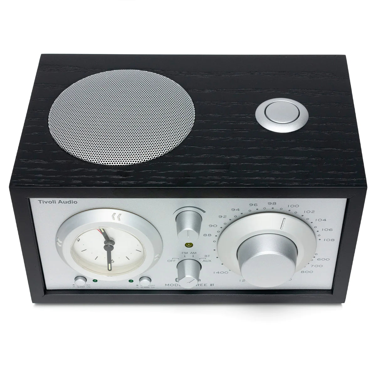 The Tivoli Audio Model Three BT blends classic design, superior sound and Bluetooth connectivity. Top black image