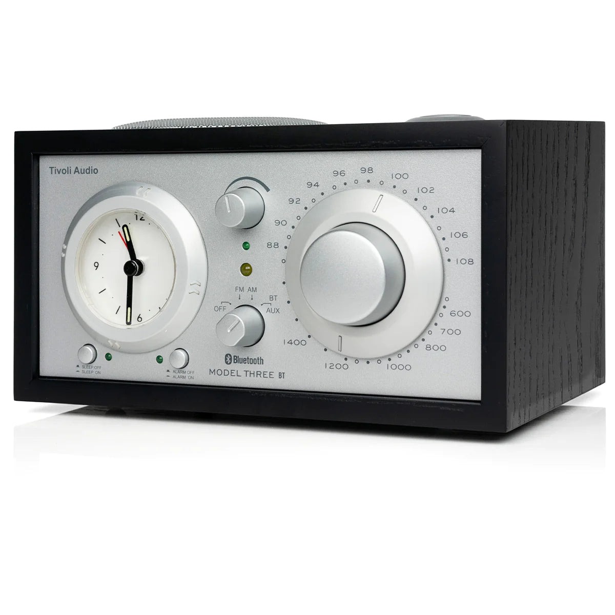 The Tivoli Audio Model Three BT blends classic design, superior sound and Bluetooth connectivity. Side black image