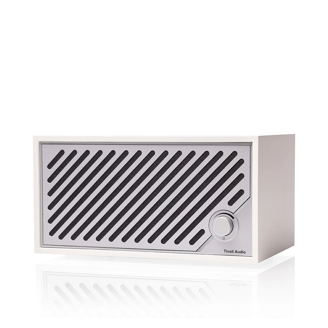 The Tivoli Audio Model Two Digital, classic design meets modern technology. Walnut/Silver side image