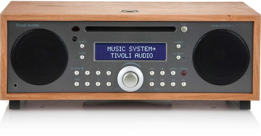 Tivoli Audio Music System, a masterpiece of form and function. Cherry Taupe front image