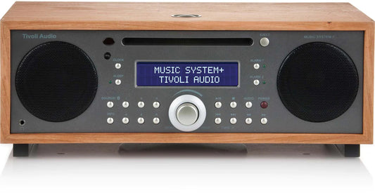 Tivoli Audio Music System, a masterpiece of form and function. Cherry Taupe front image