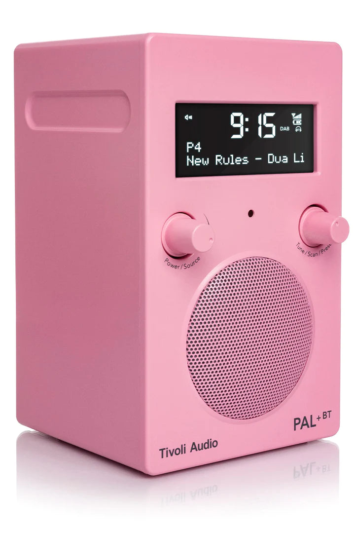 The Tivoli Audio PAL+ BT delivers outstanding sound on the go. Pink Image 