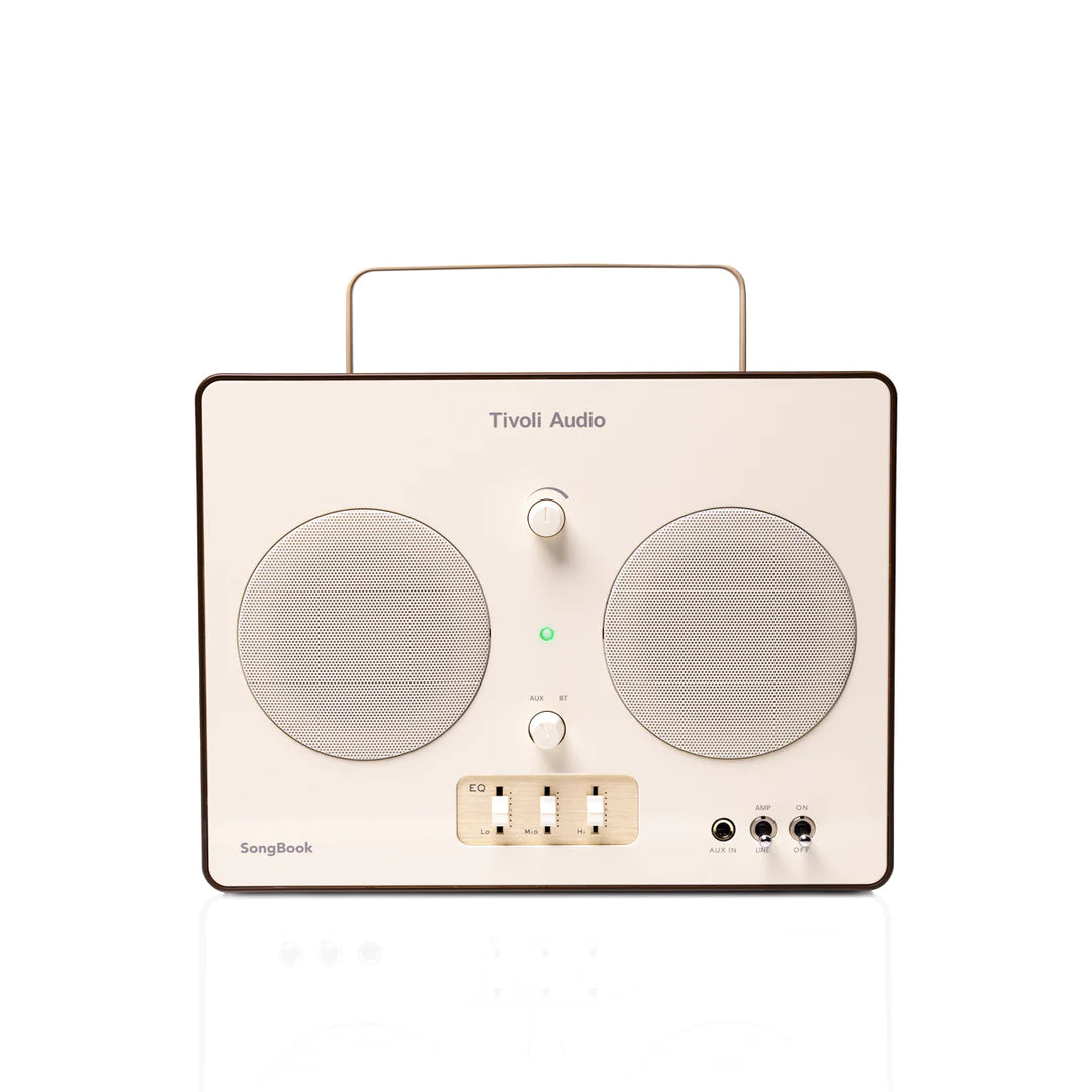 The Tivoli Audio Songbook redefines portable audio excellence. Cream/Brown front image