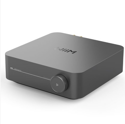 WiiM Amp Pro Multi-Room Streaming Amplifier, front angled