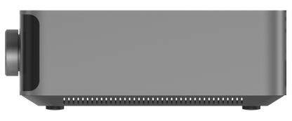 WiiM Amp Ultra Wireless Audio Streaming Amplifier in Space Grey, profile