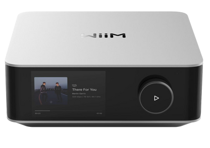 WiiM Amp Ultra Wireless Audio Streaming Amplifier in Silver