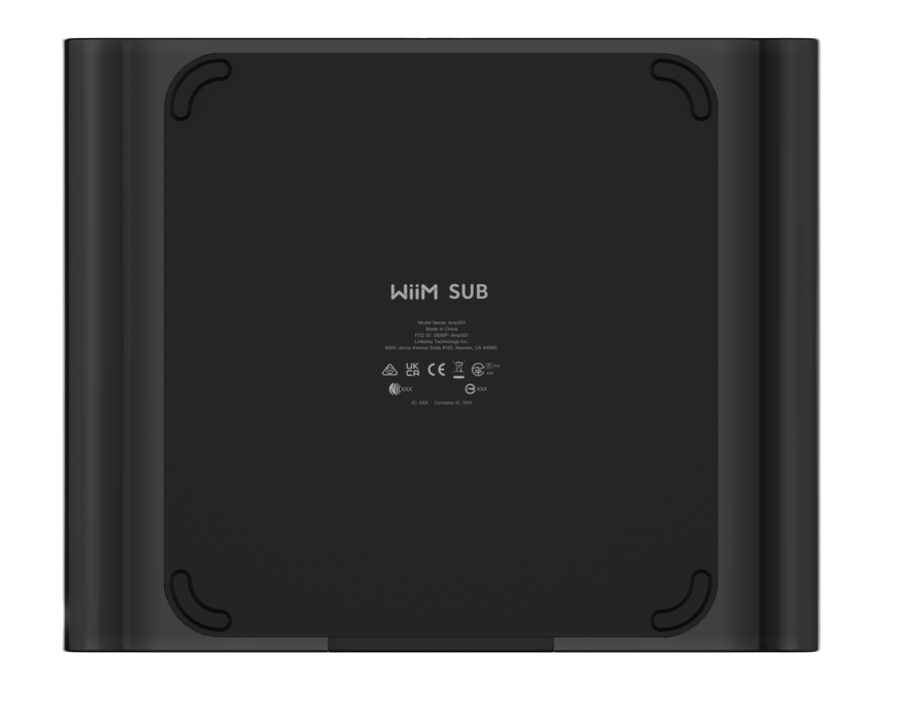 WiiM Sub Pro Wireless Subwoofer, bottom