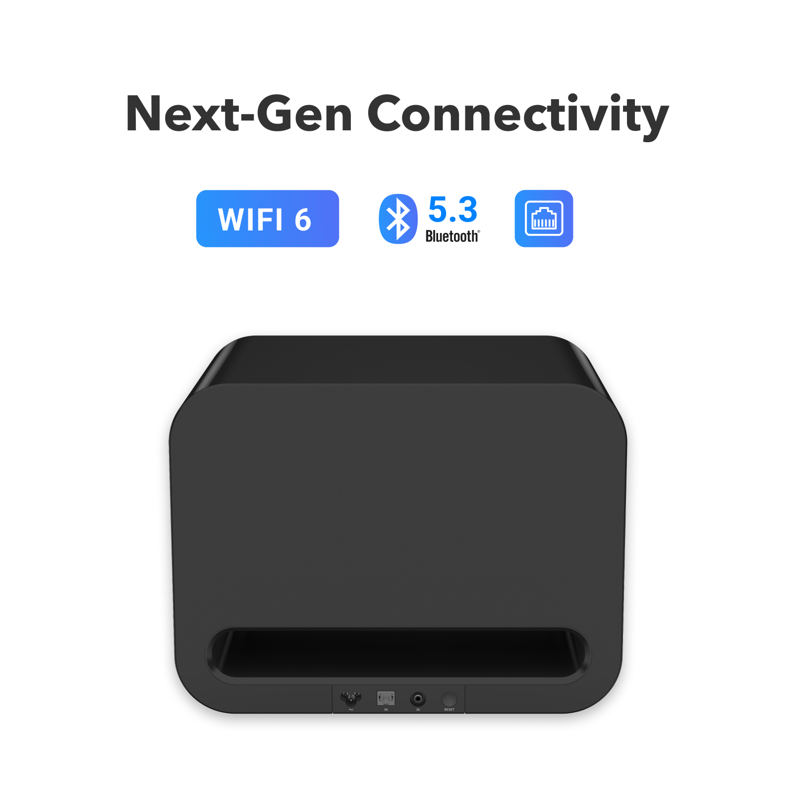 WiiM Sub Pro Wireless Subwoofer, Next-Gen Connectivity
