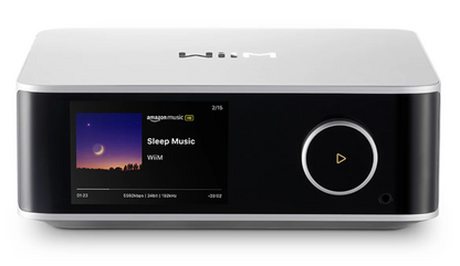 WiiM Ultra Wireless Audio Streamer in silver, front