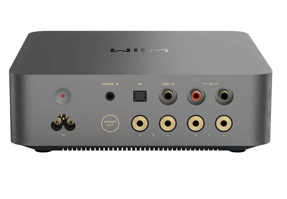 WiiM Vibelink Amp in Space Grey, back