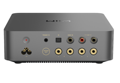 WiiM Vibelink Amp in Space Grey, back