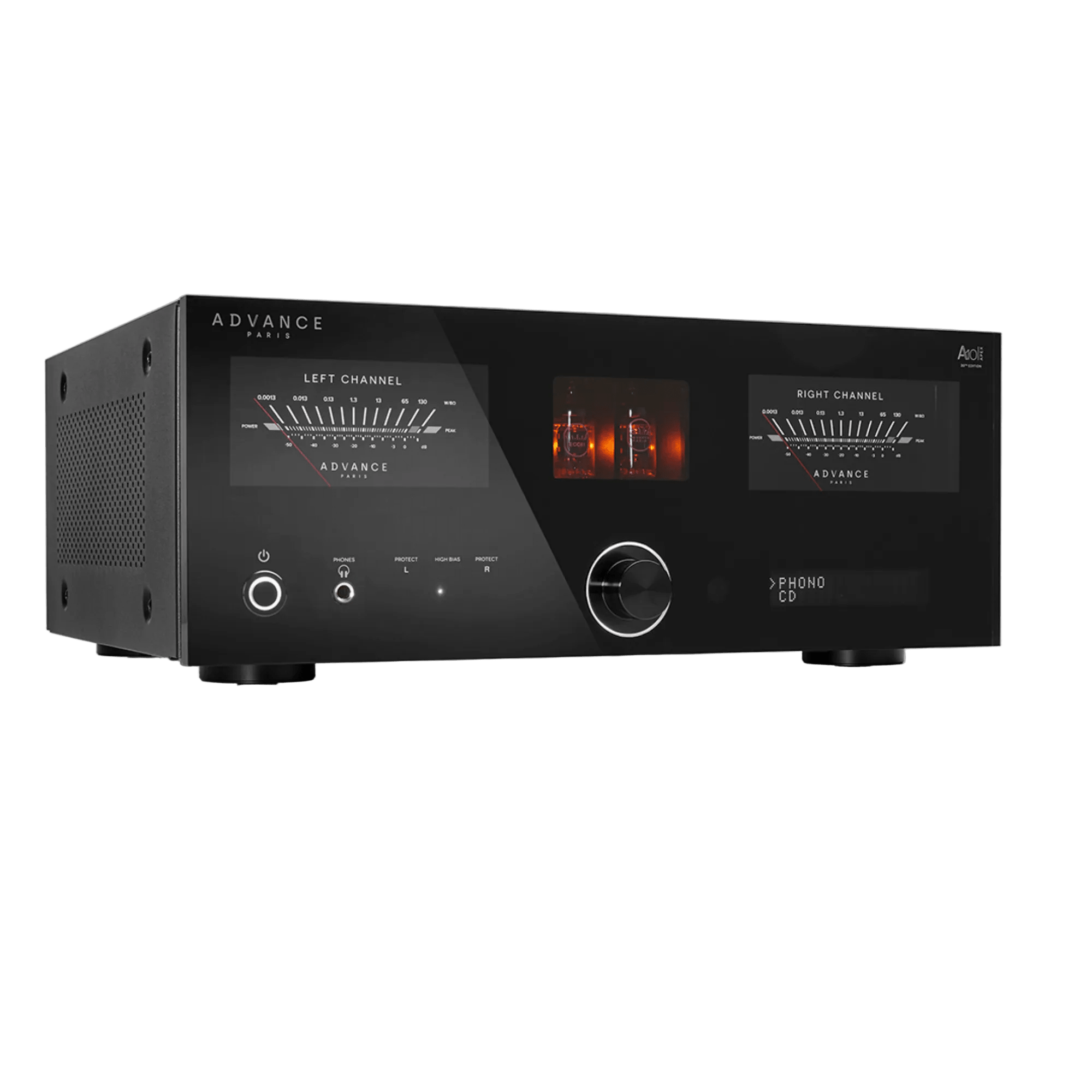 Advance Paris Apex A10 Integrated Amplifier, angled image