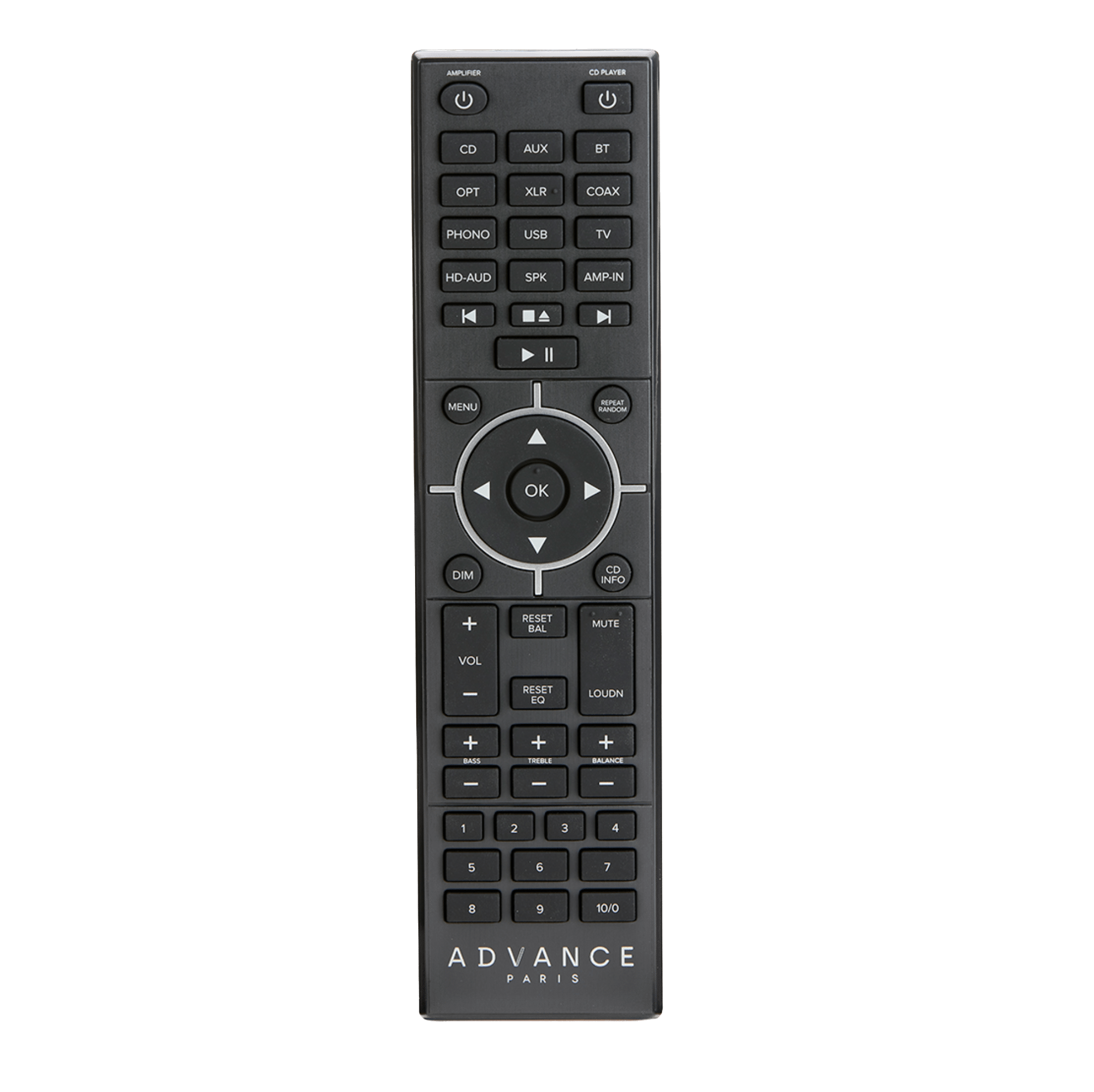 Advance Paris Apex A12 Integrated Amplifier, remote control