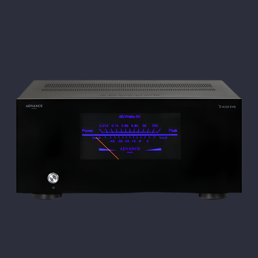 Advance Paris X-A220 EVO Mono Power Amplifier is a powerful audio component for exceptional sound. Front image