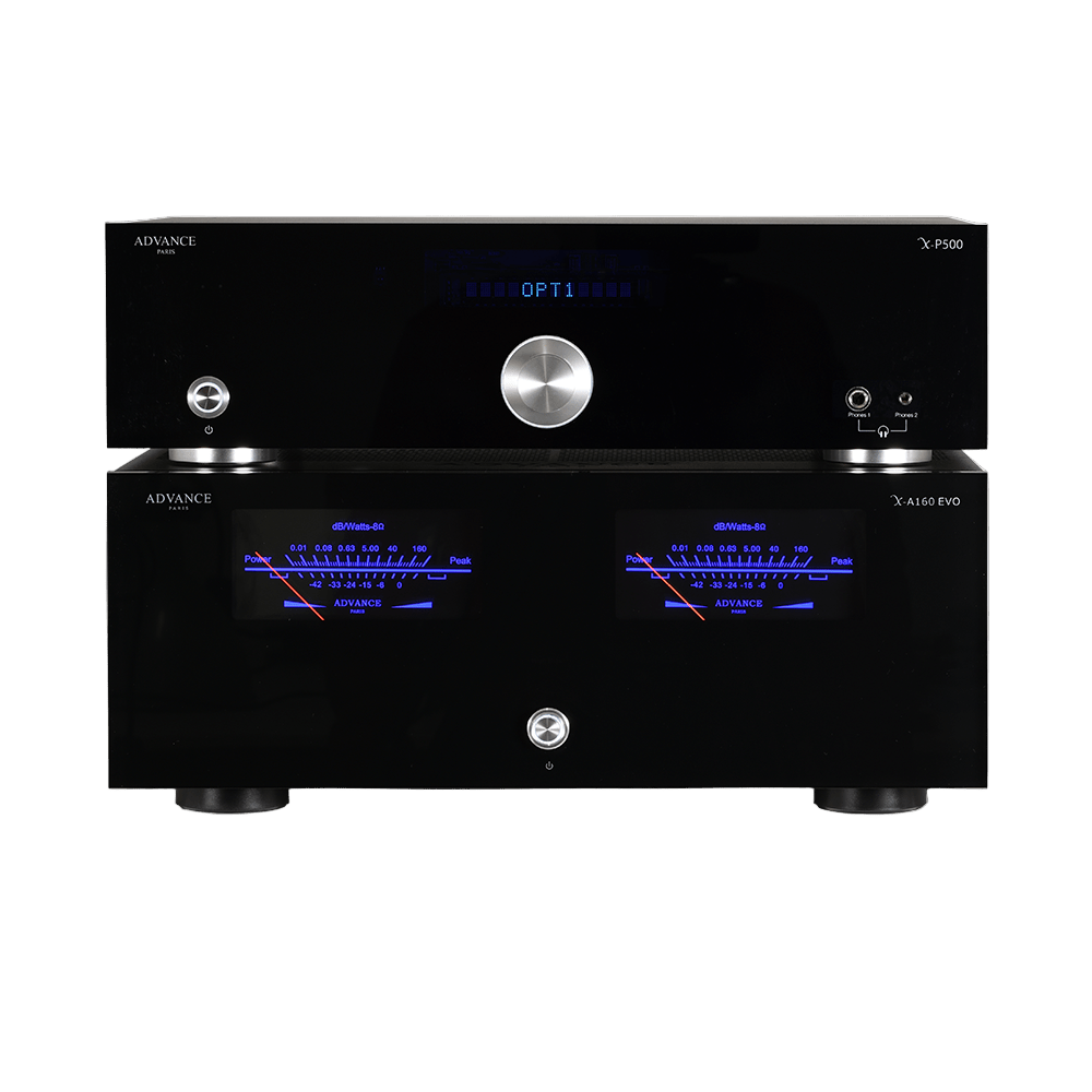 The Advance Paris XA160 EVO  is a Stereo Power Amplifier. Front Image2
