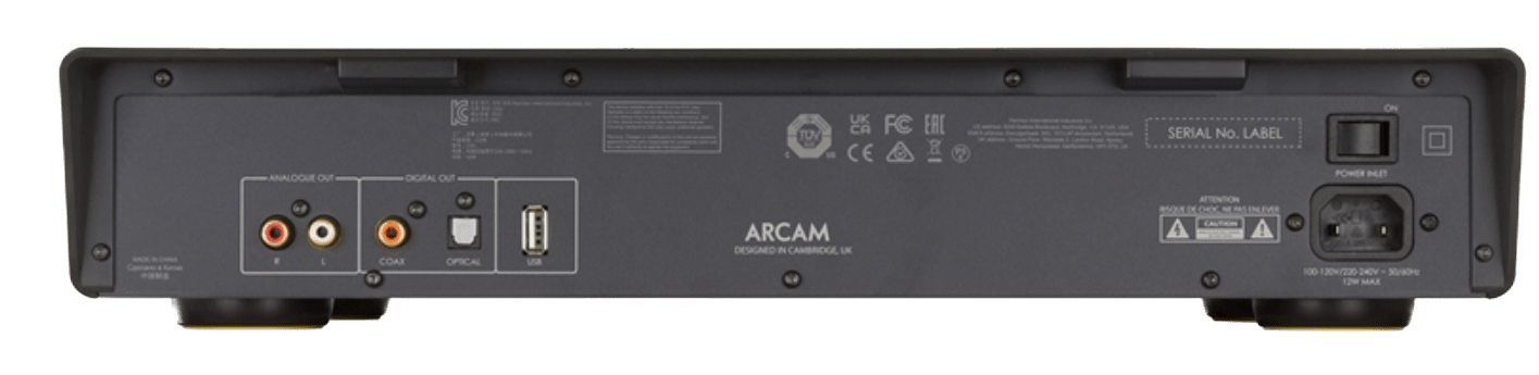 Arcam CD5 CD Player, back