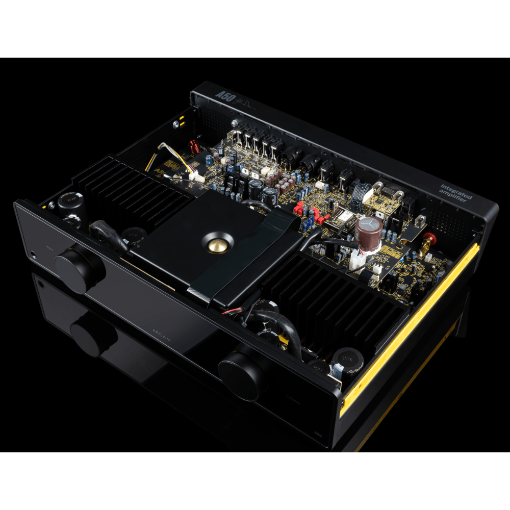 Arcam A50 Signature Dual-Mono Class G Integrated Amplifier, inside of unit