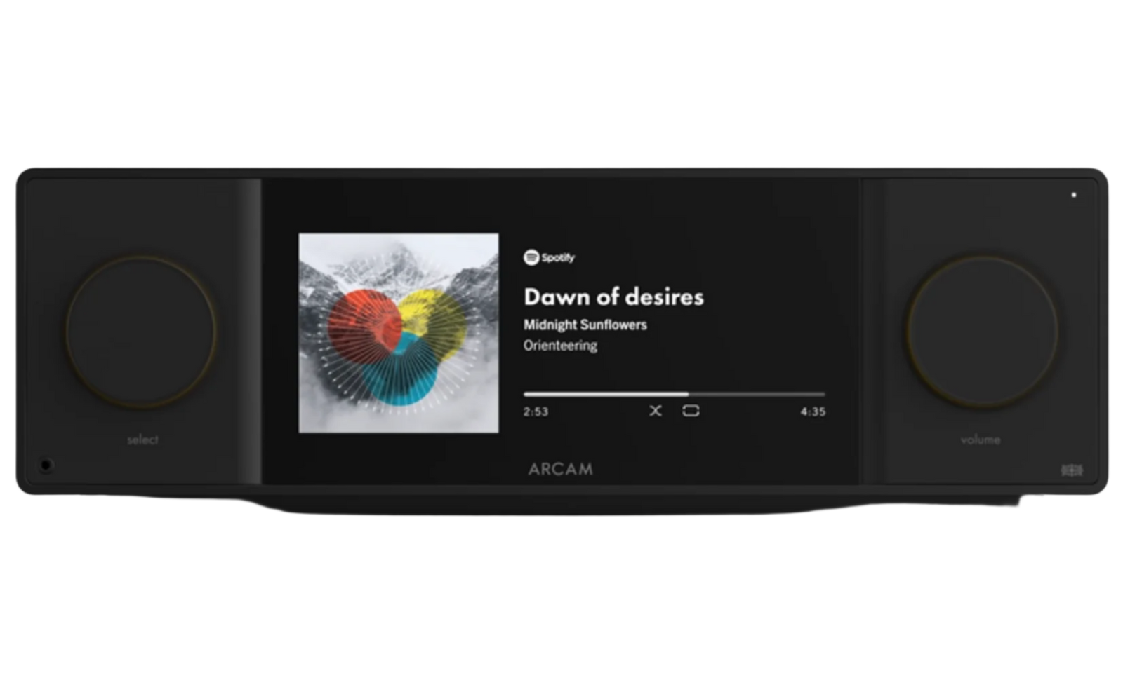 Arcam SA45 Streaming Integrated Amplifier, front