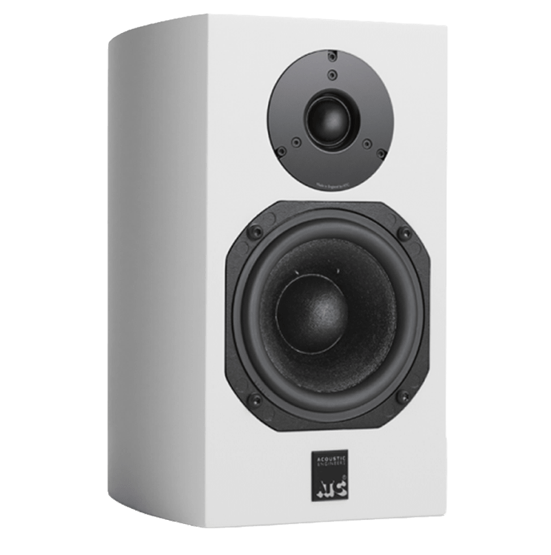 ATC SCM11 Bookshelf Speakers, individual speaker shown in Satin White