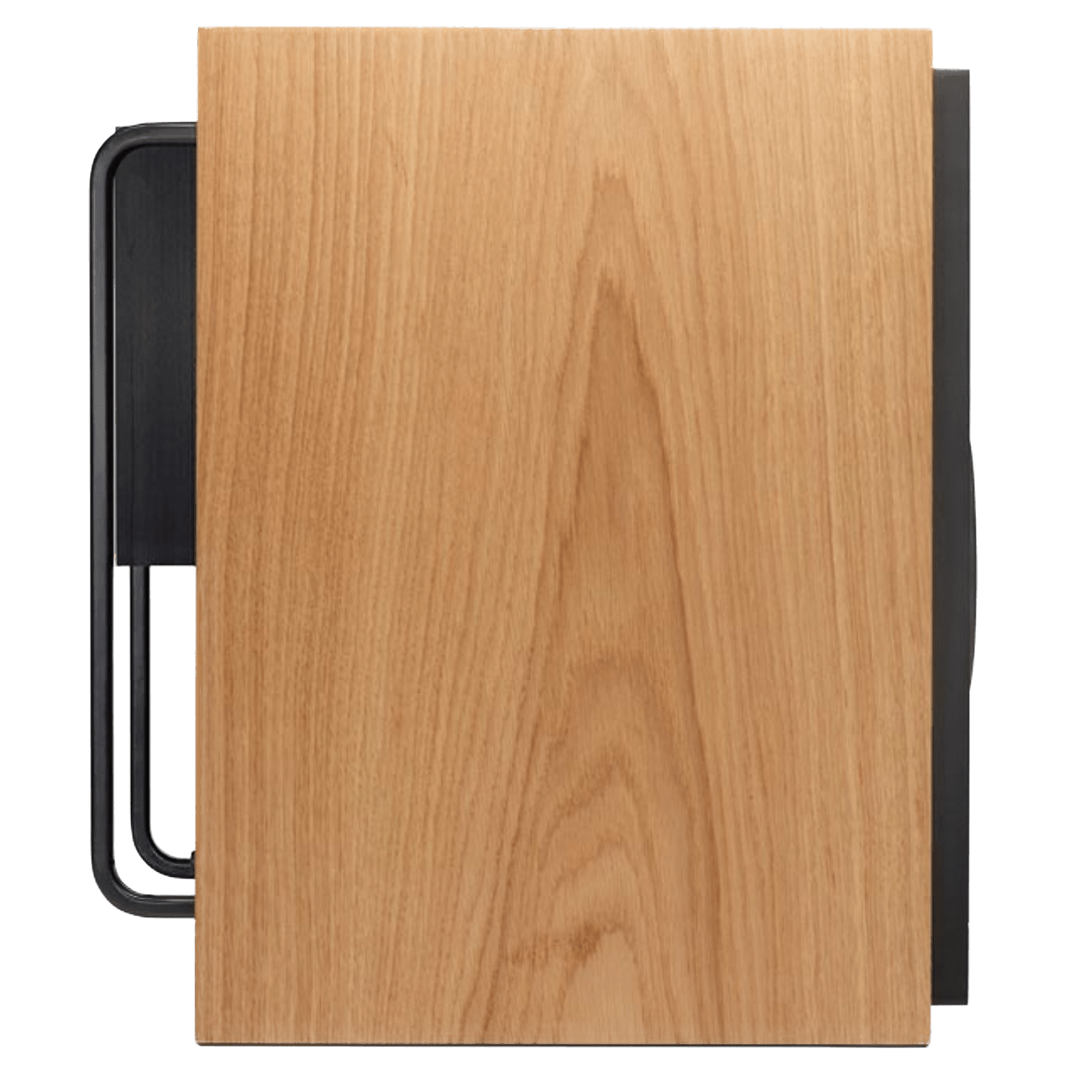 ATC SCM20ASL Active Speakers; individual speaker in Oak, profile view