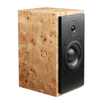 ATC SCM20PSL Passive Speakers, individual in Burr Poplar, Special Order, angled view