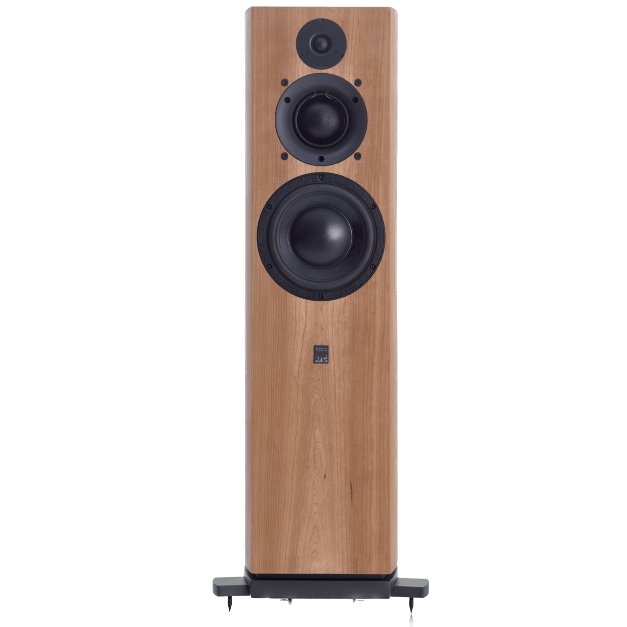 ATC SCM40 Active Loudspeakers; individual Cherry speaker shown, front without grille
