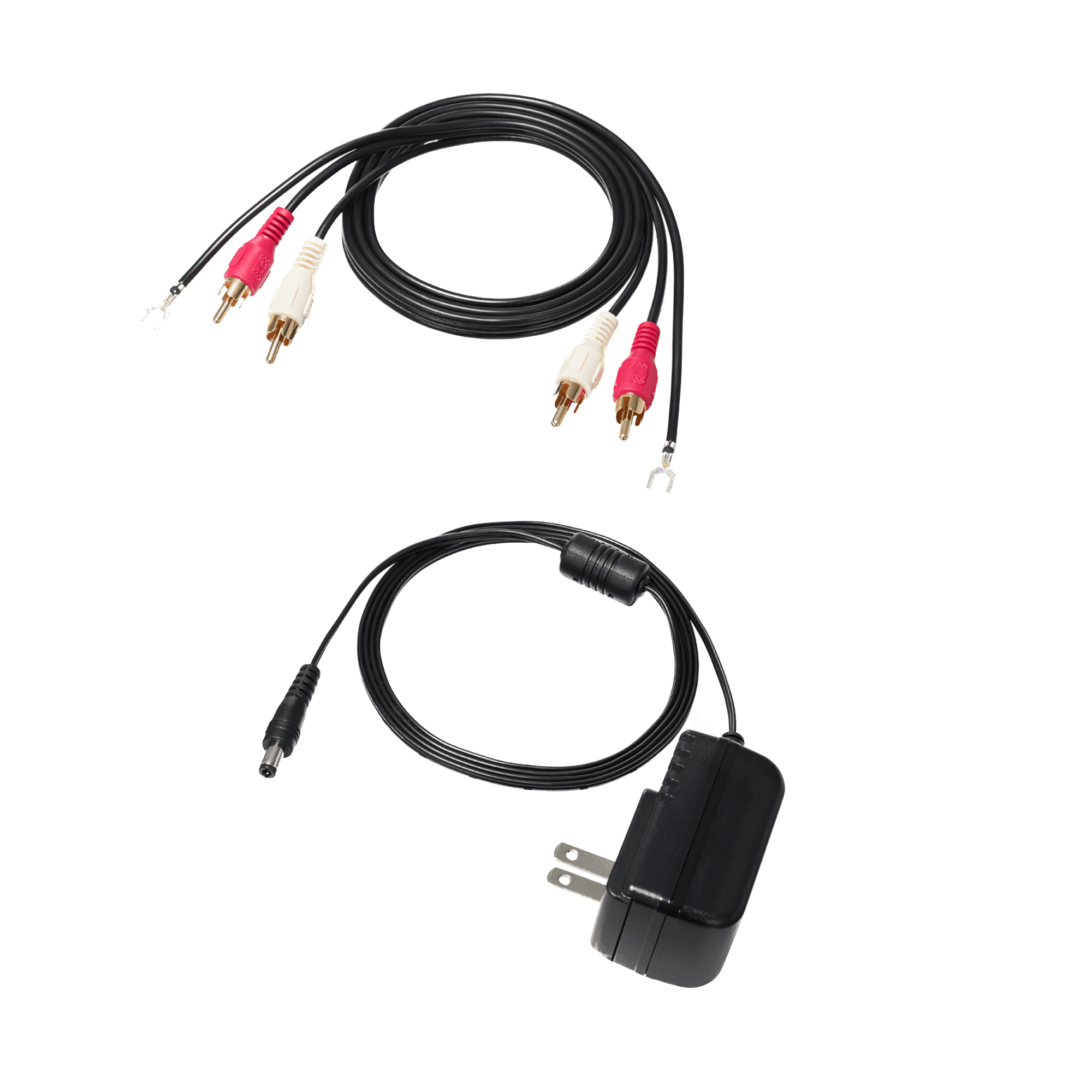 Audio Technica AT-LP3XBT Automatic Bluetooth Belt Drive Turntable, included cables