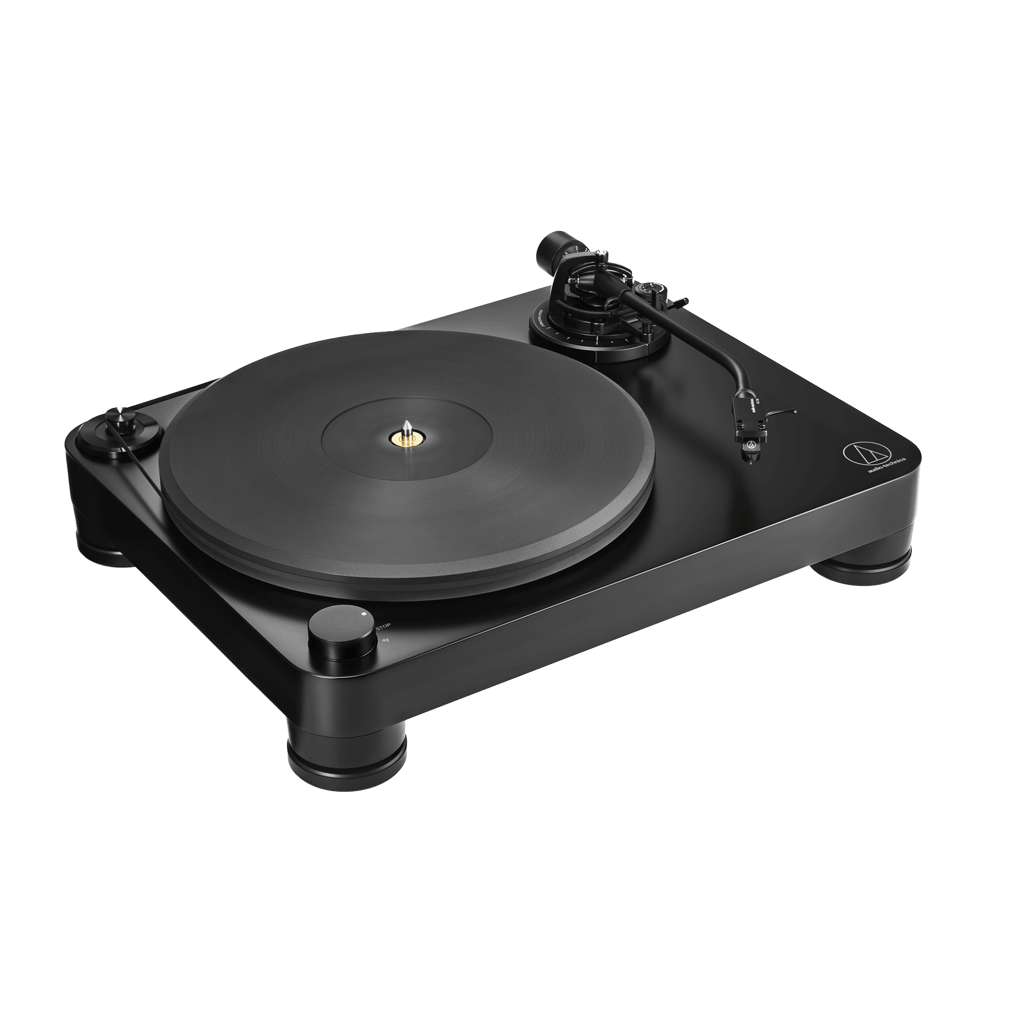 Audio Technica AT-LP7X  Belt Drive Turntable, angled to the right