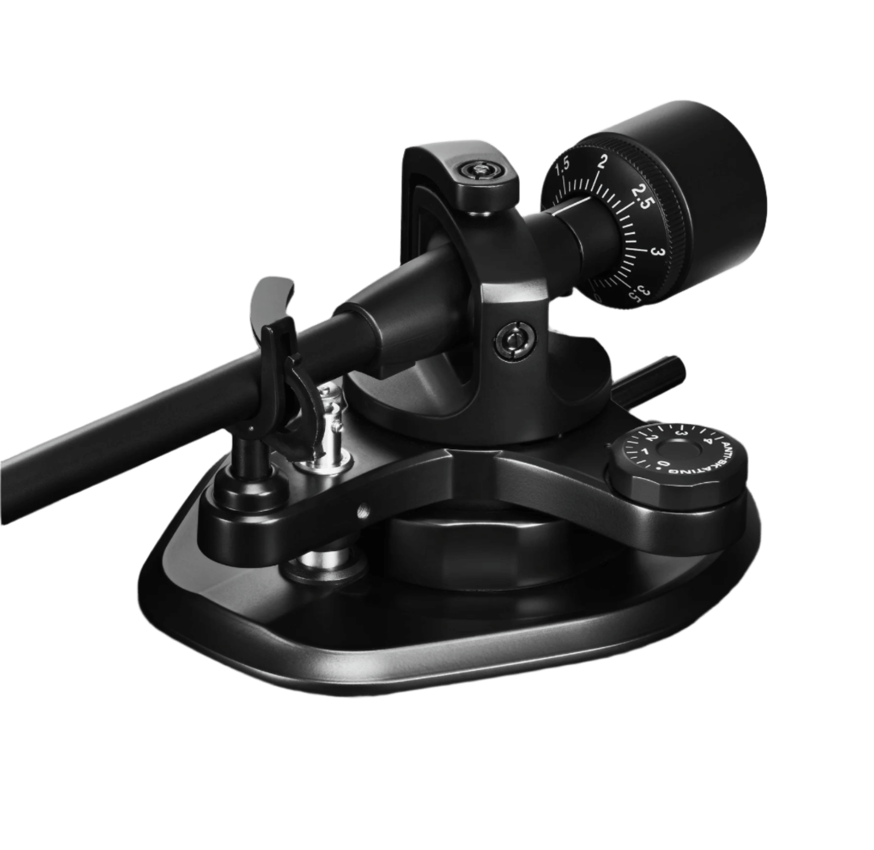 Audio Technica AT-LP8X Semi Automatic Direct Drive Turntable, closeup of counterbalance