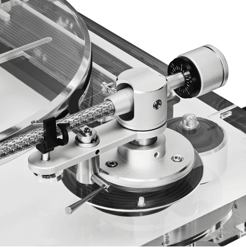 Audio Technica AT-LPA2 Belt Driven Turntable, counterweight from outside