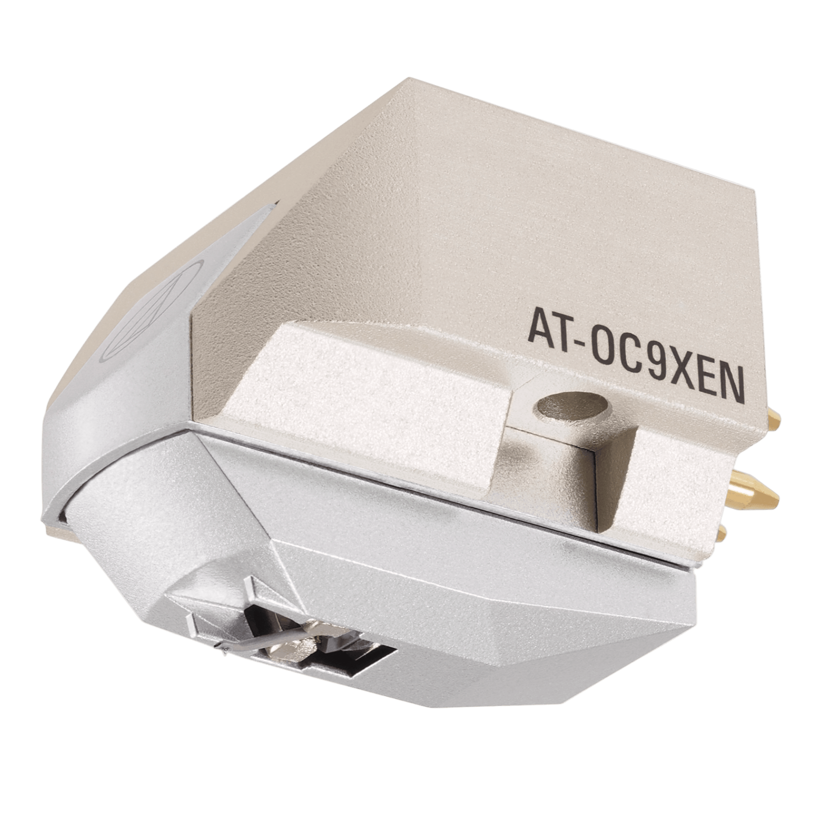 Audio-Technica Cartridges Audio Technica AT-OC9XEN Moving Coil Phono Cartridge, angle shows stylus