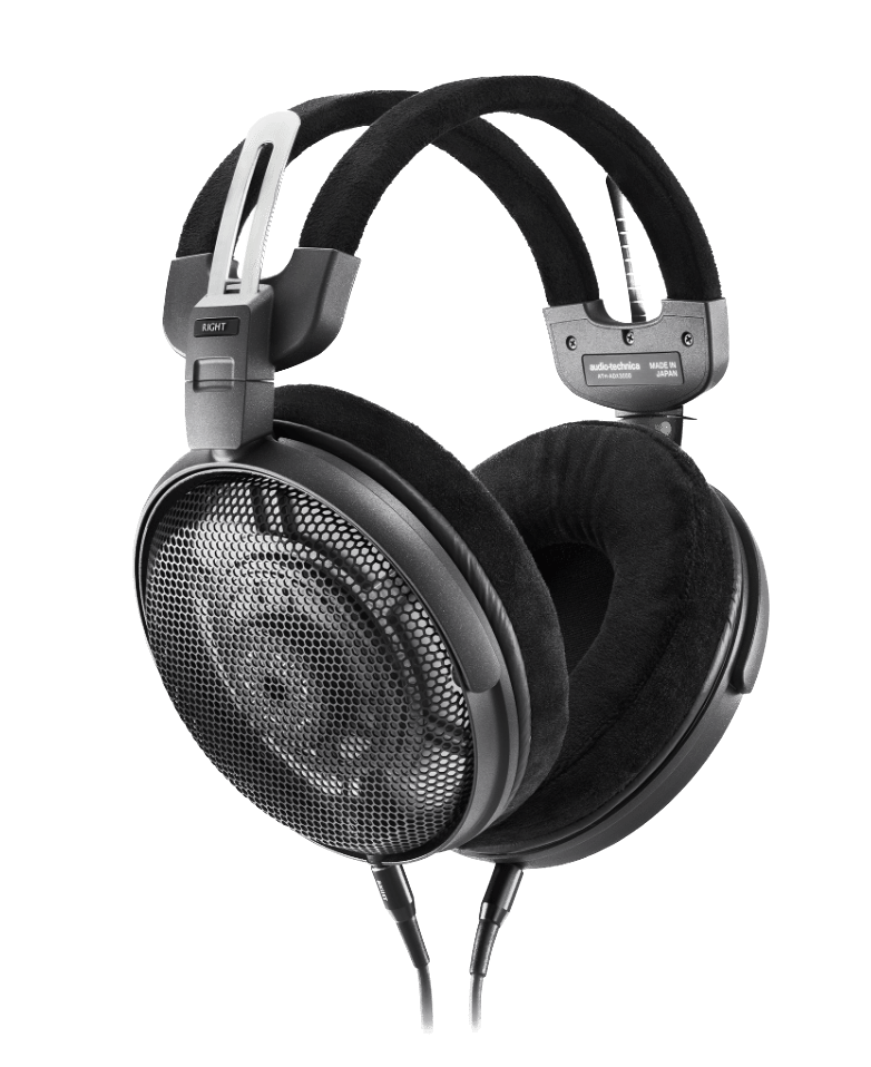 Audio Technica ATH-ADX3000 Open Air Dynamic Headphones, angled to the left