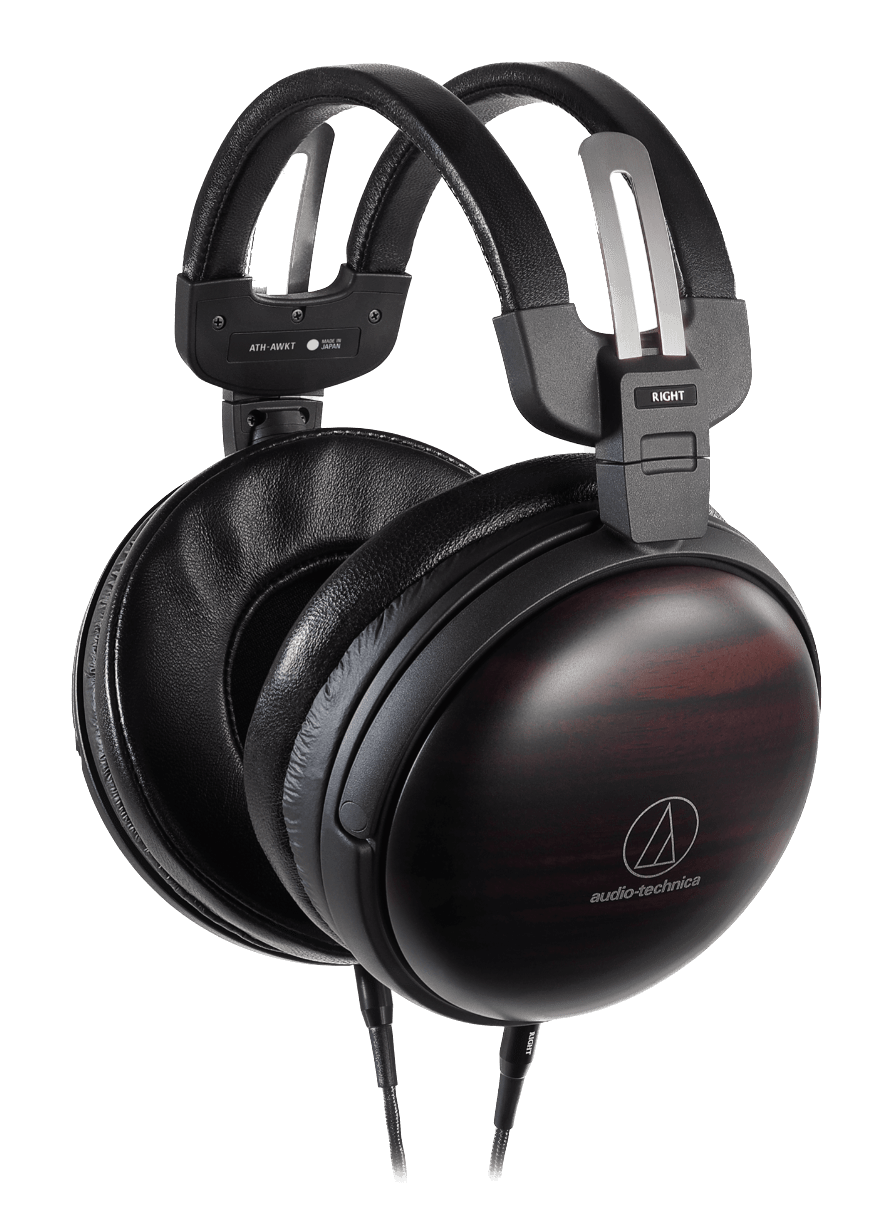 Audio Technica ATH-AWKT Closed-Back Dynamic Wooden Headphones