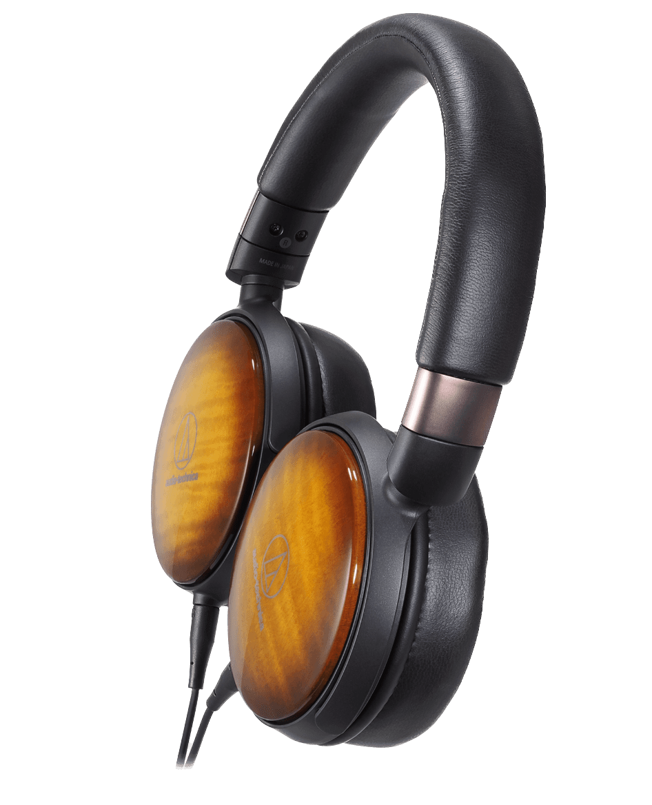 Audio Technica ATH-WP900 Over Ear Wooden Headphones, profile