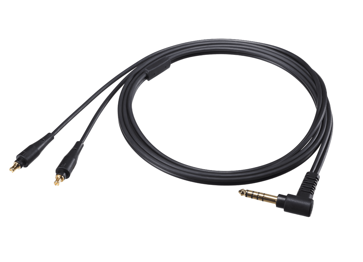 Audio Technica ATH-WP900 Over Ear Wooden Headphones, cables
