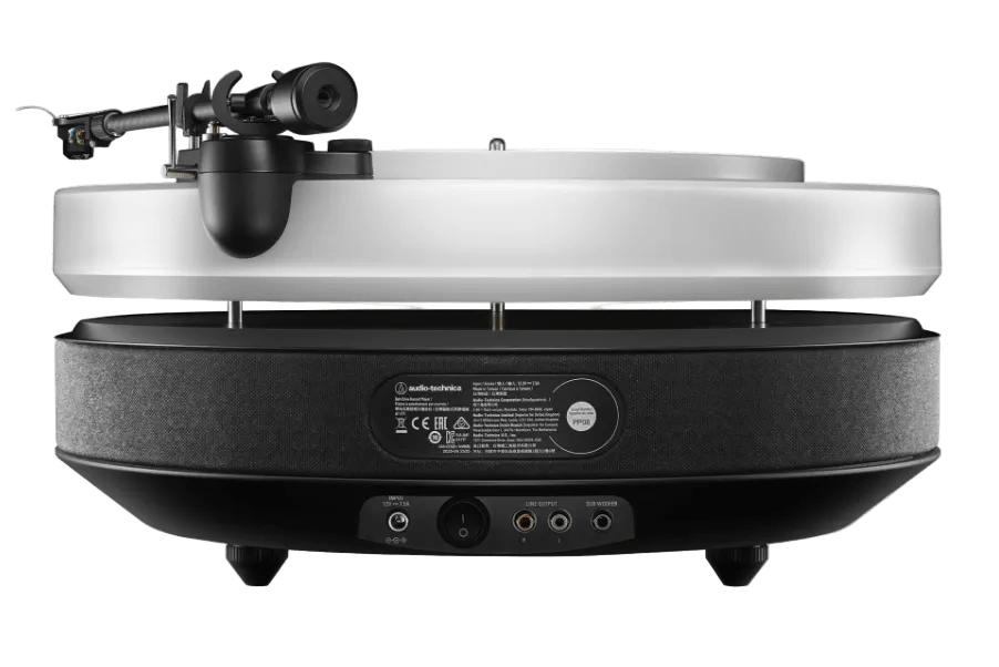 Audio Technica Limited Edition Hotaru Floating Turntable, rear no illumination