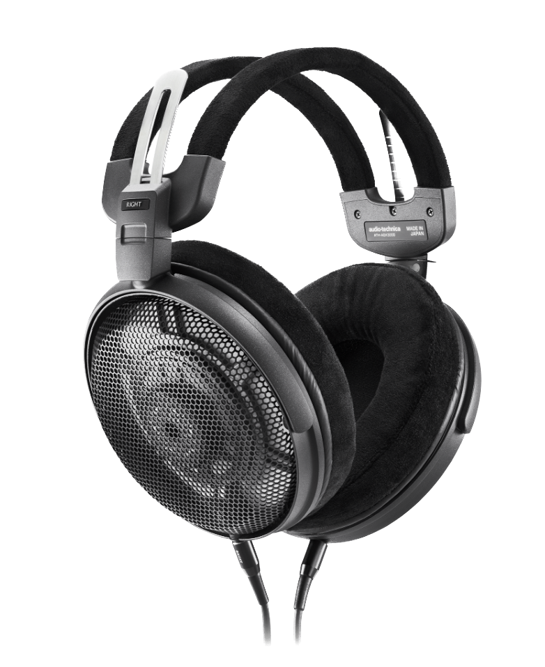 Audio Technica ATH-ADX3000 Open Air Dynamic Headphones, angled to the left