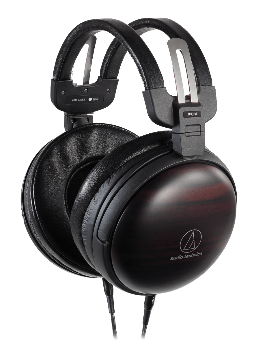 Audio Technica ATH-AWKT Closed-Back Dynamic Wooden Headphones