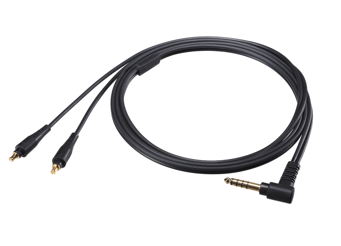 Audio Technica ATH-WP900 Over Ear Wooden Headphones, cables