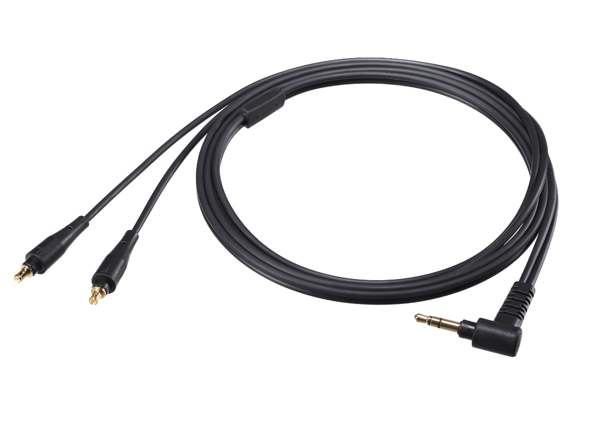 Audio Technica ATH-WP900 Over Ear Wooden Headphones, cables