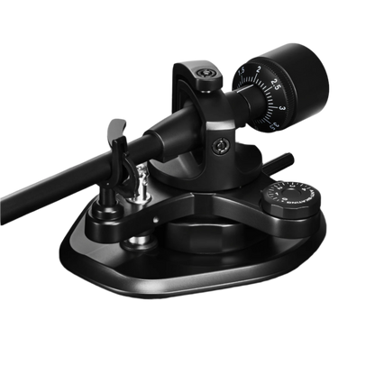 Audio Technica AT-LP8X Semi Automatic Direct Drive Turntable, closeup of counterbalance