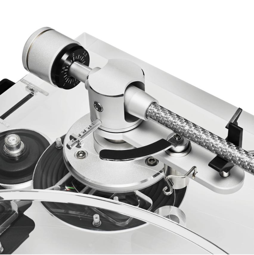 Audio Technica AT-LPA2 Belt Driven Turntable, counterweight from inside