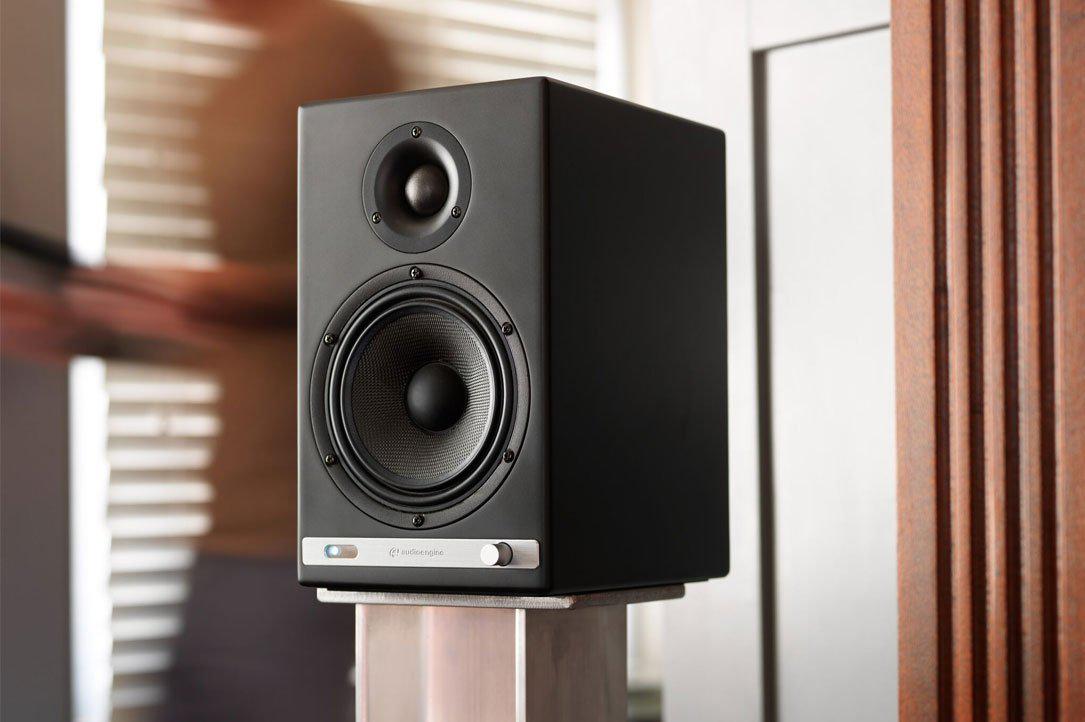 Audioengine HD6 Powered Bluetooth Speakers BLACK Vinyl Revival