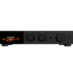 Audiolab 9000A Integrated Amplifier in black.  Front
