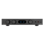 Audiolab 6000A MKII Integrated Amplifier in Black. Front of unit