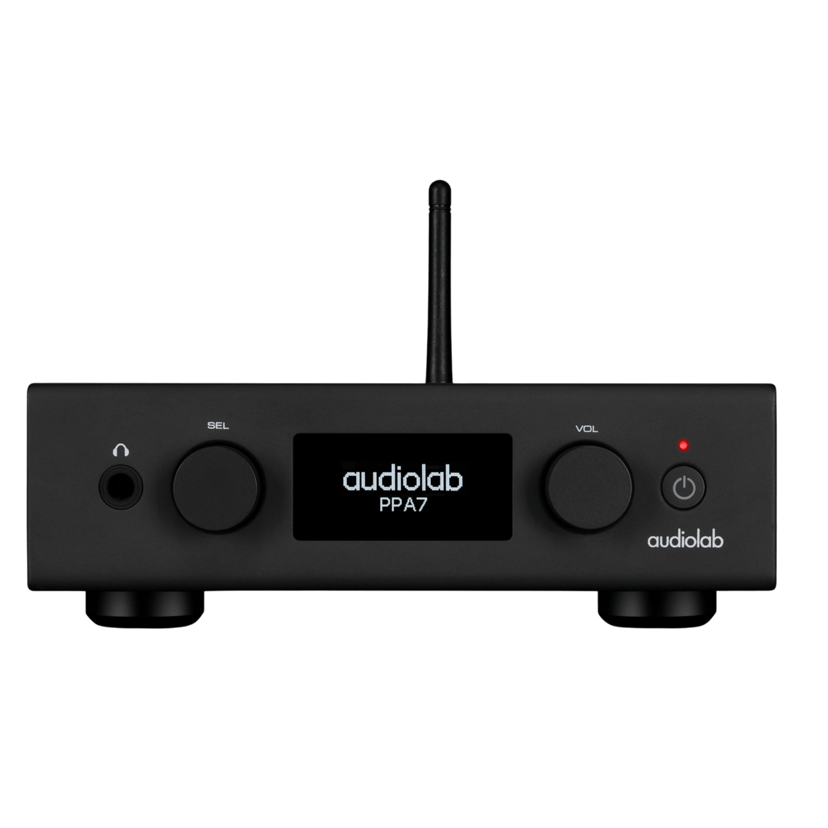 Audiolab PPA7 Phono Preamplifier in black, front