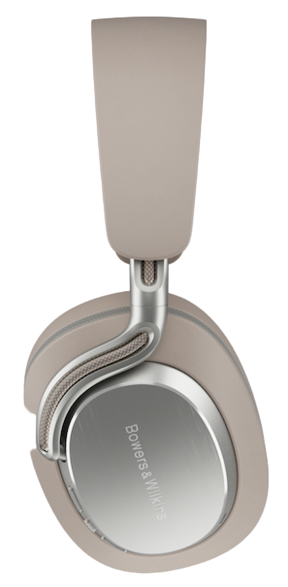 Bowers and Wilkins Px8 S2 Noise Cancelling Headphones in Warm Stone, profile