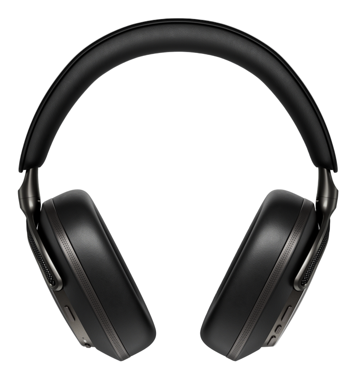 Bowers and Wilkins Px8 S2 Noise Cancelling Headphones in Onyx Black.  Back